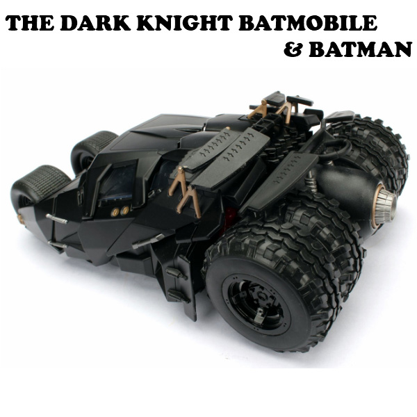 JADA TOYS ジェイダトイズ 2008 THE DARK KNIGHT BATMOBILE W/BATMAN BK バットマン ダークナイト  バットモービル タンブラー ミニカー