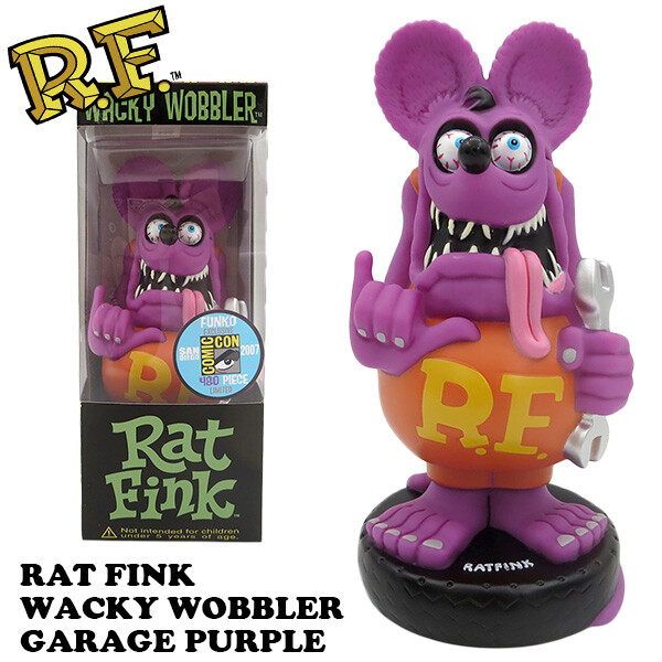 FUNKO ラットフィンク ボビングヘッド ガレージ パープル【RAT FINK フィギュア】サンディエゴ コミコン 480個限定 | マッシブスター  本店